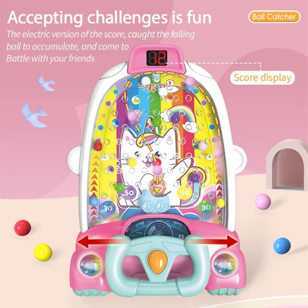 Jeu de Flipper pour Enfants Jeu de Société Stratégique avec Catapulte – لعبة الفليبر للأطفال ذكاء وتحدي مع قاذف
