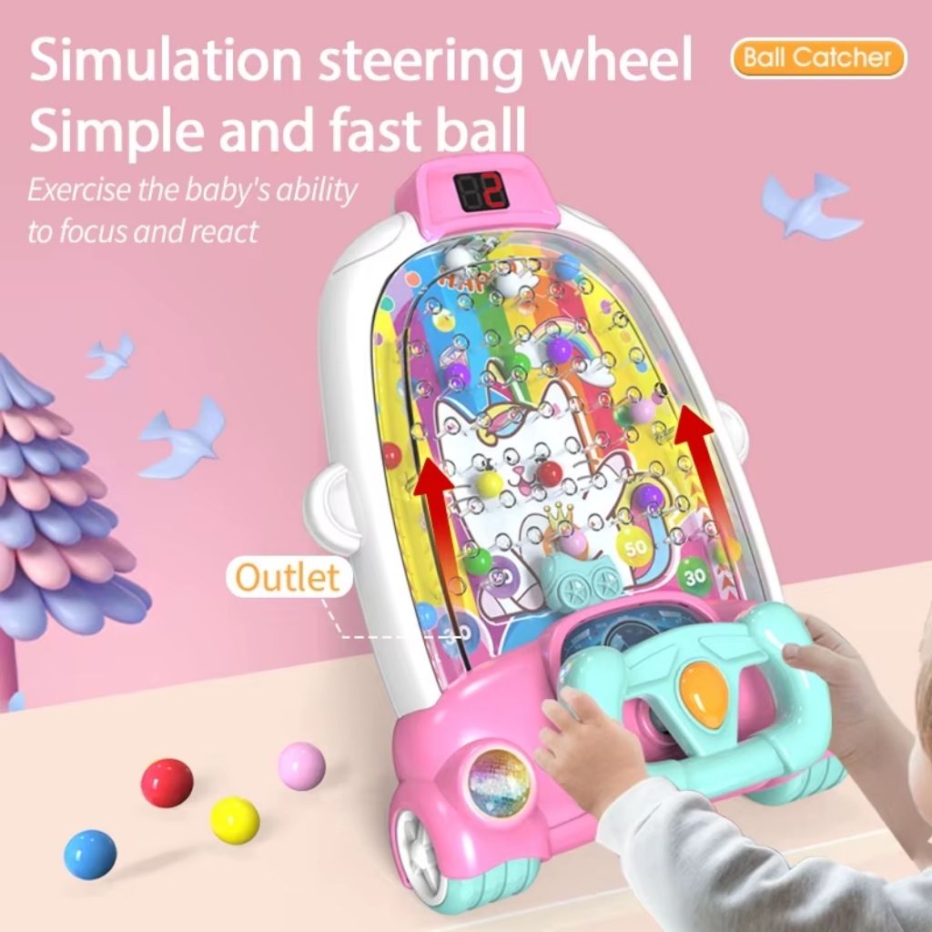 Jeu de Flipper pour Enfants Jeu de Société Stratégique avec Catapulte – لعبة الفليبر للأطفال ذكاء وتحدي مع قاذف