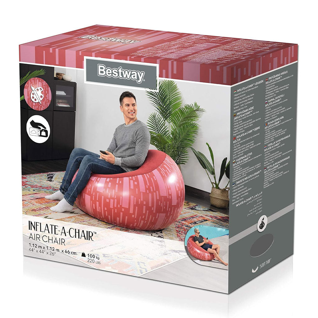 Chaise Gonflable Ergonomique 112 x 112 x 66 cm Bestway 75052 – أريكة قابلة للنفخ
