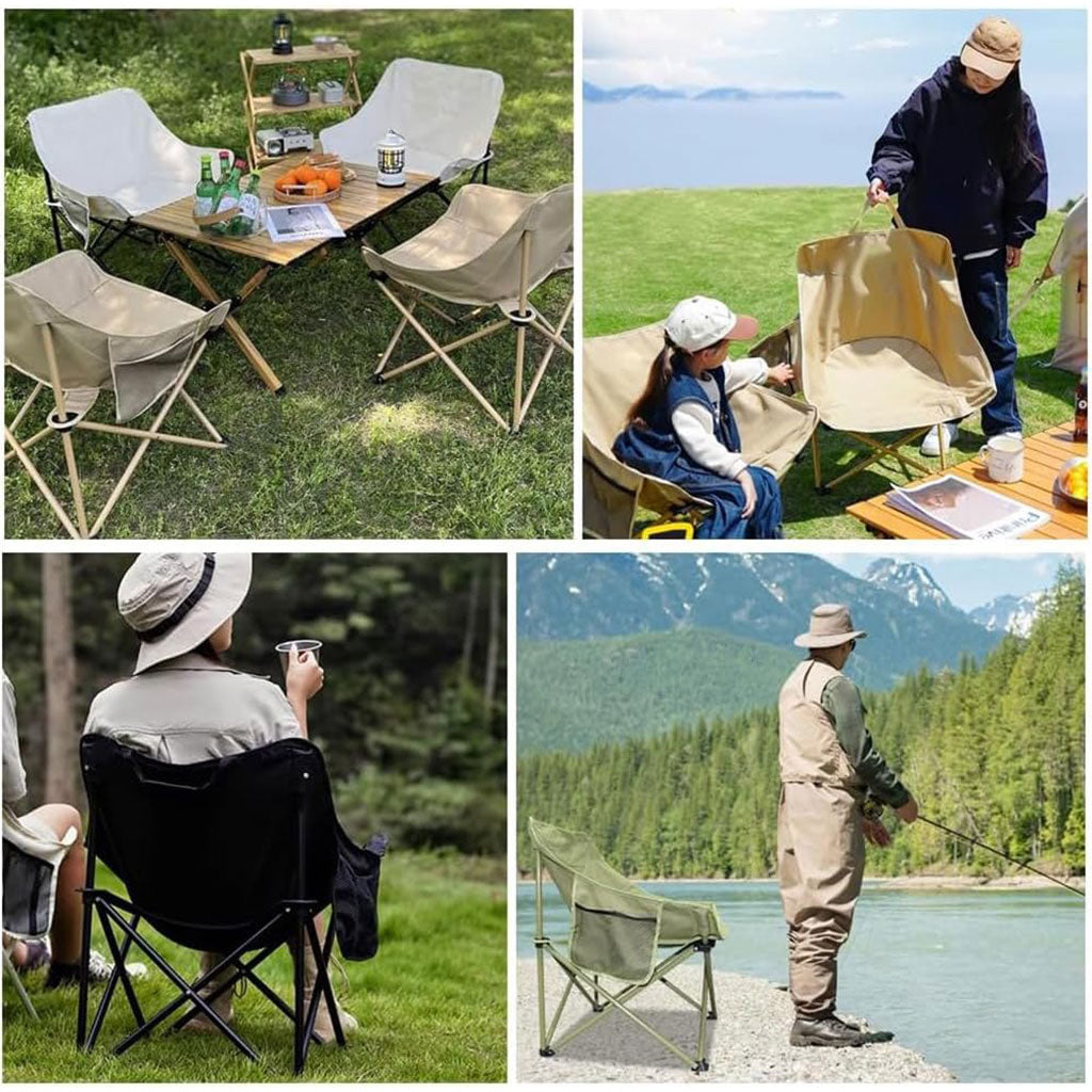 Chaise de Camping Pliante Confortable et Portable Pm – كرسي إسترخاء قابل للطي