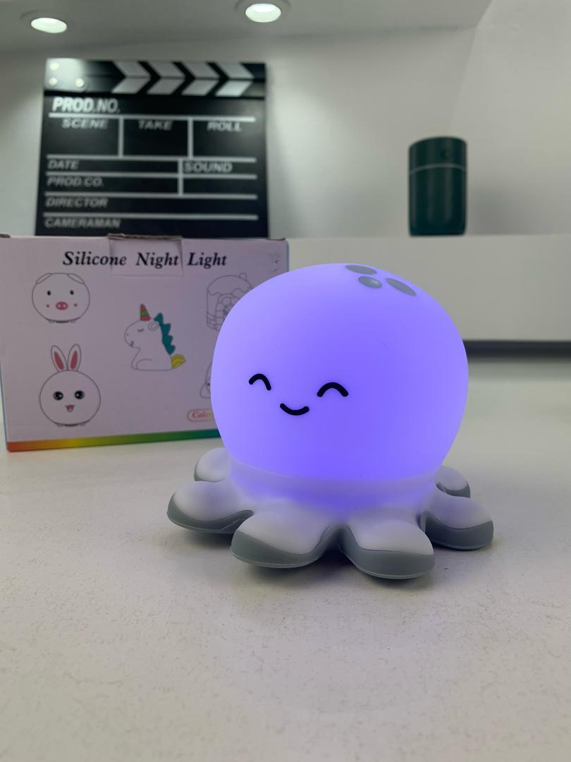 Veilleuse en Silicone en Forme de Octopus pour Enfants – مصباح سيليكون للأطفال