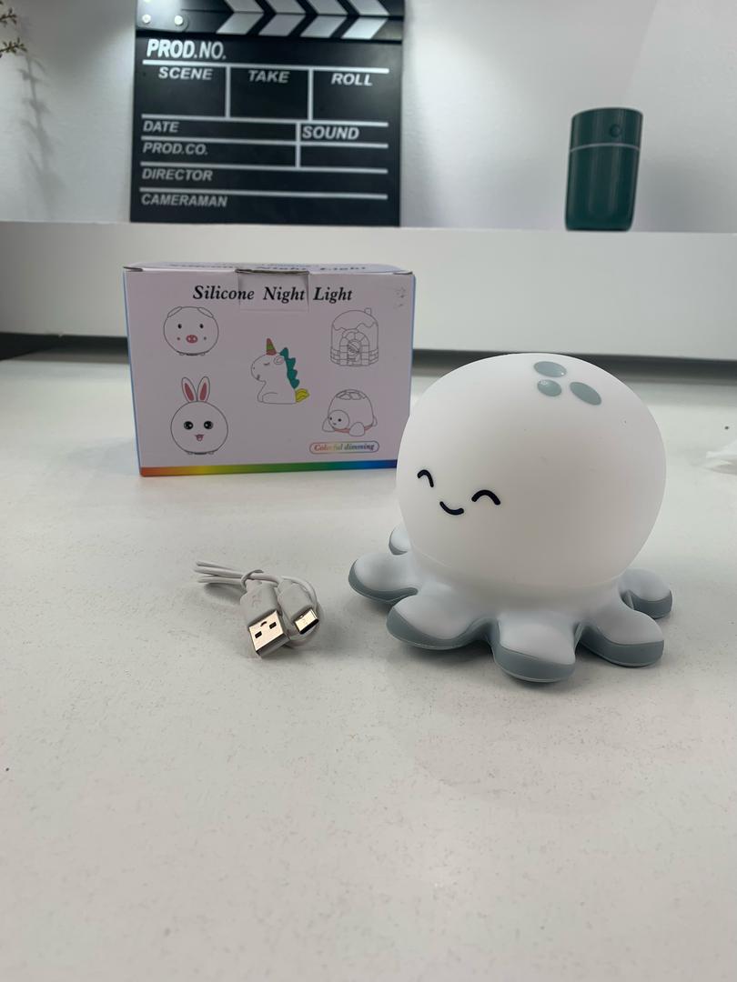 Veilleuse en Silicone en Forme de Octopus pour Enfants – مصباح سيليكون للأطفال