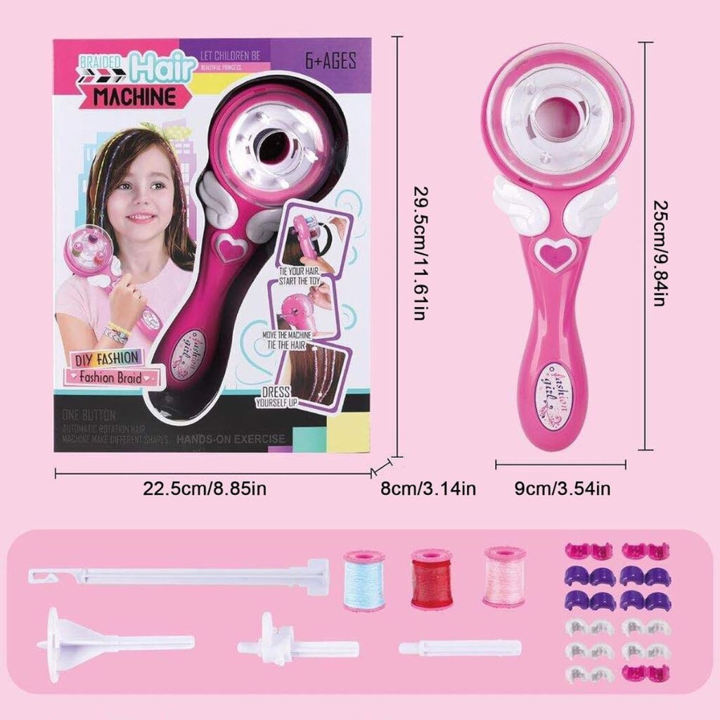 Machine à Tresser les Cheveux Électrique pour Enfants – آلة تجديل الشعر الكهربائية للأطفال