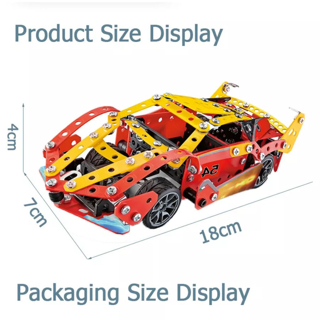 Kit de Construction Métallique Voiture de Sport HotWheel - مجموعة بناء سيارة رياضية