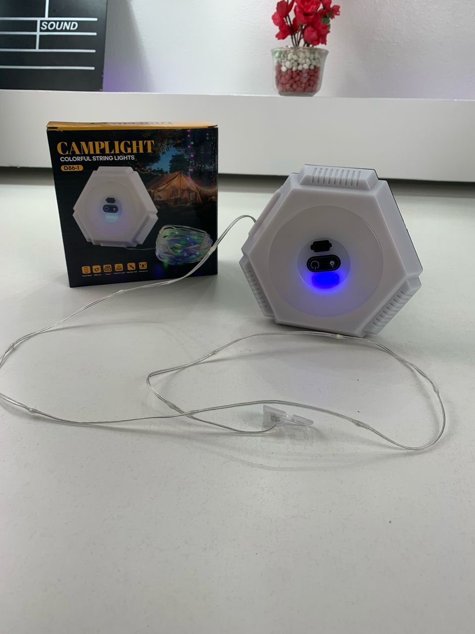 Lampe à Bande LED 10m Étanche pour Camping 2en1 - شريط إضاءة مقاوم للماء للتخييم