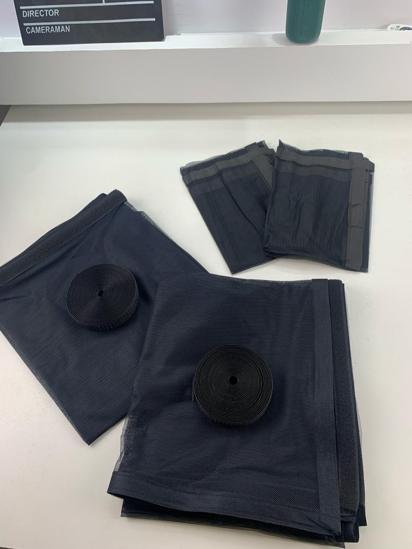 Pack 2 Moustiquaires Pour Fenêtre et 1 Moustiquaire pour porte avec fermeture magnétique