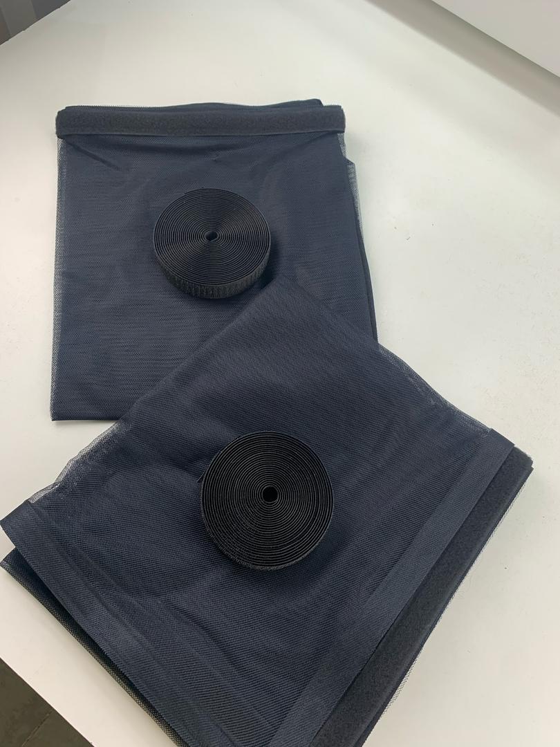 Pack 2 Moustiquaires Pour Fenêtre et 1 Moustiquaire pour porte avec fermeture magnétique