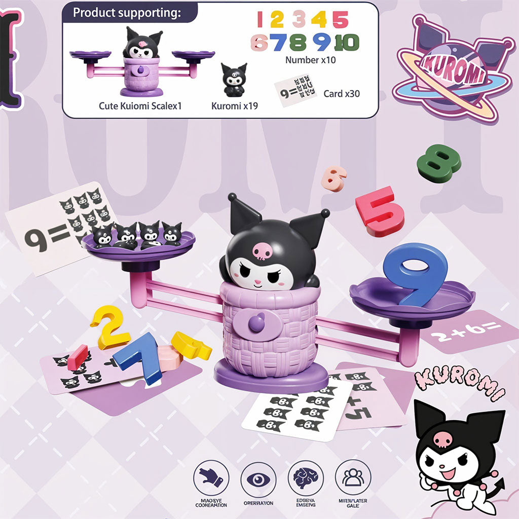 Kuromi Balance Jeu d’d’apprentissage et mathématiques sympa – لعبة تعليمية للأطفال