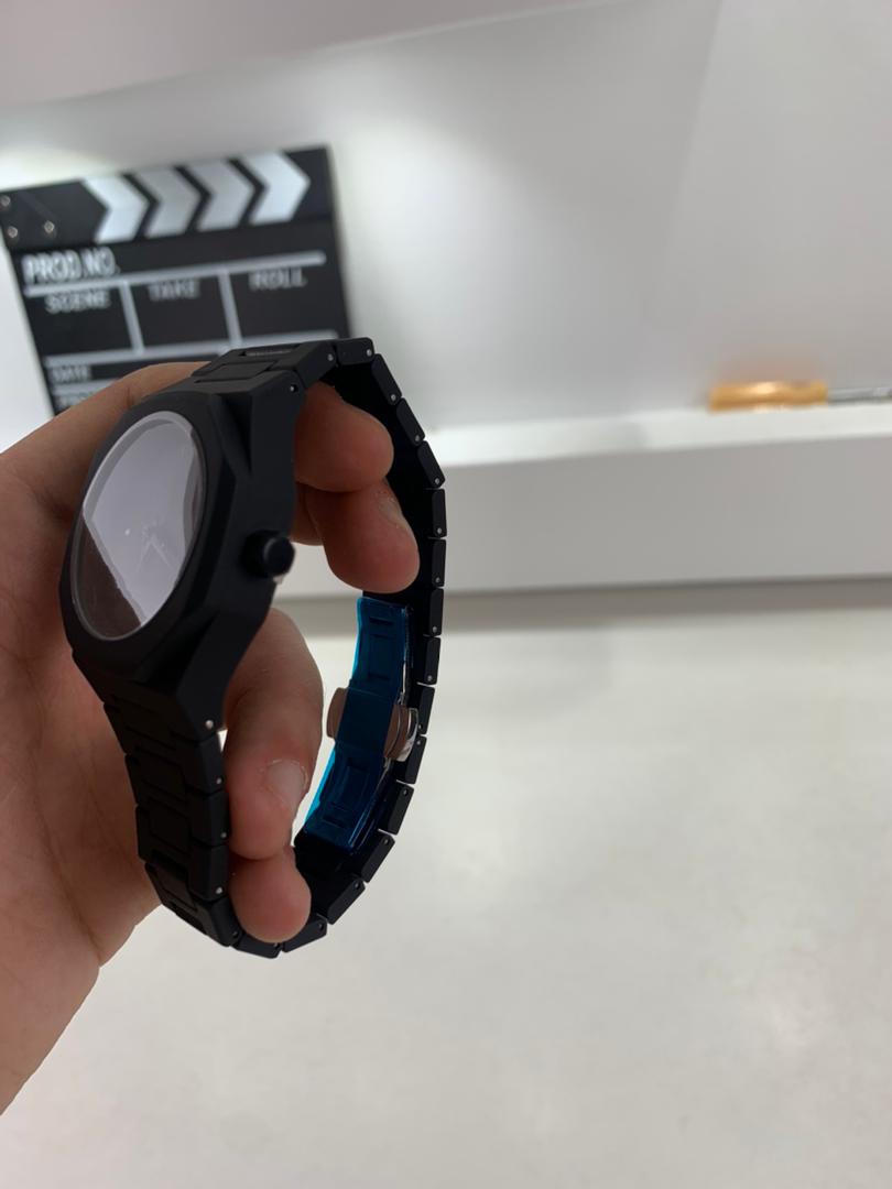Montre Arabe All in Black pour Homme - ساعة رجالية