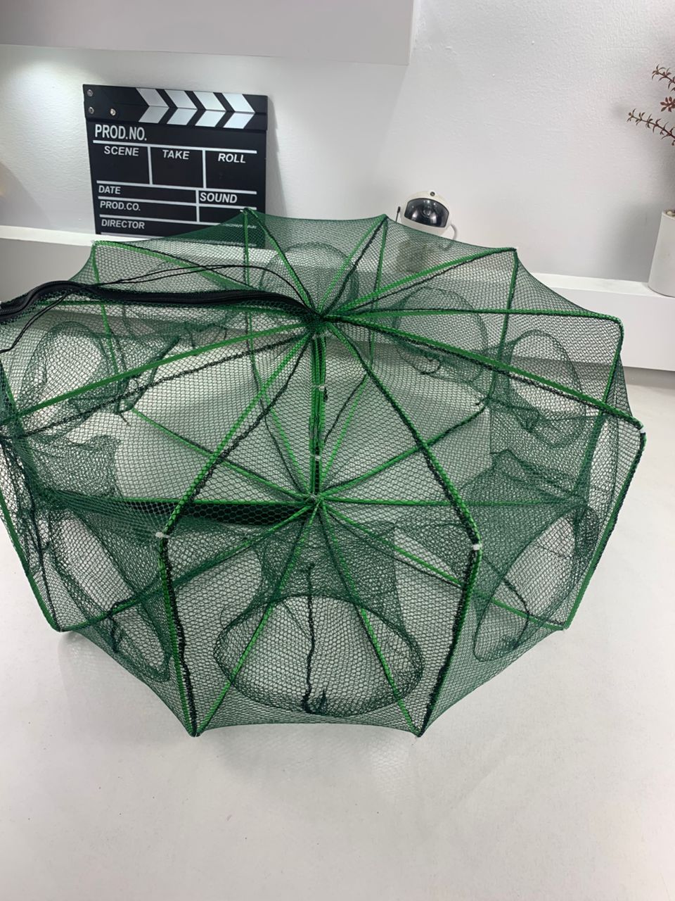 شبكة صيد قابلة للطي - Piège de Pêche Poissons 10 Trous Facile a Installer 80cm