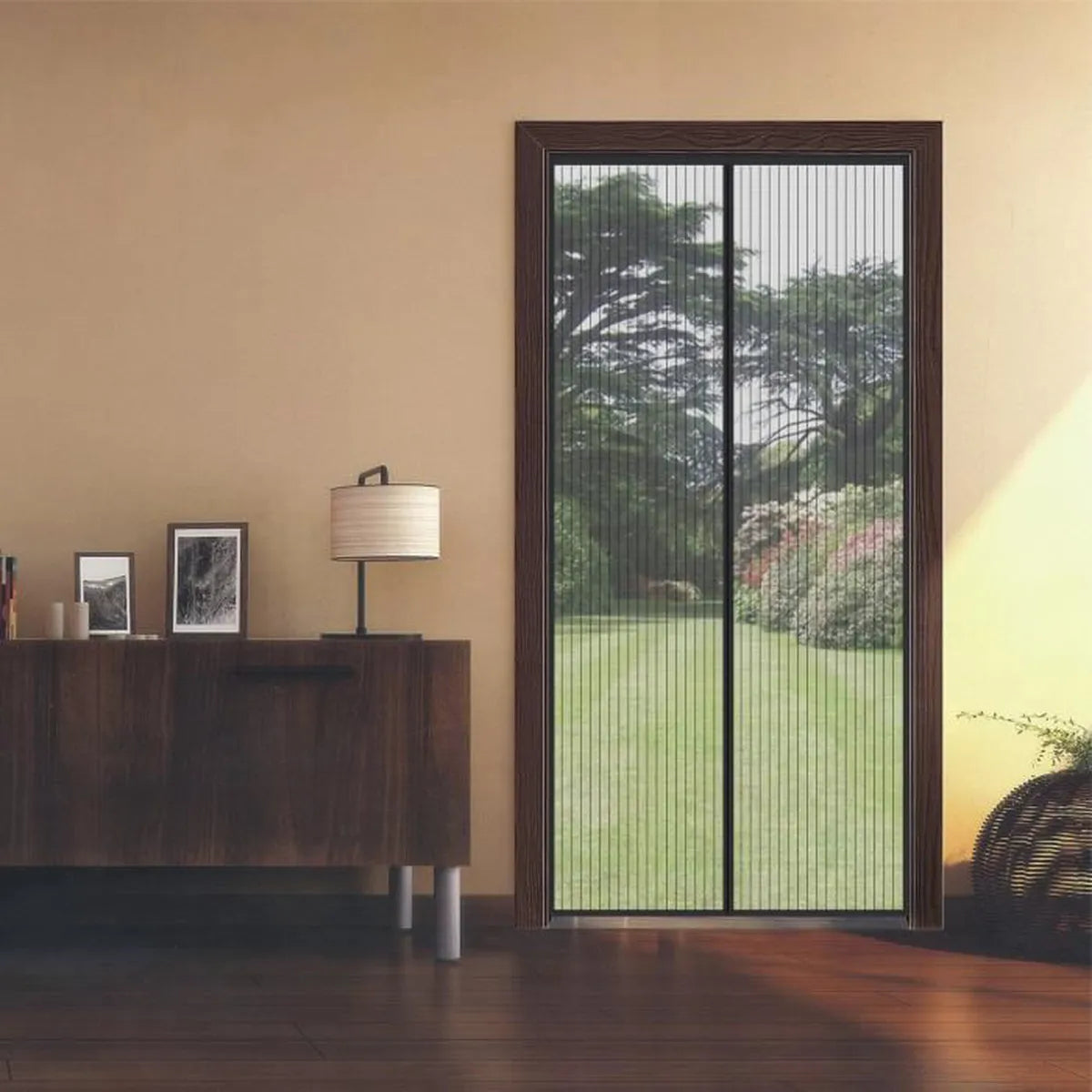 Pack 2 Moustiquaires Pour Fenêtre et 1 Moustiquaire pour porte avec fermeture magnétique
