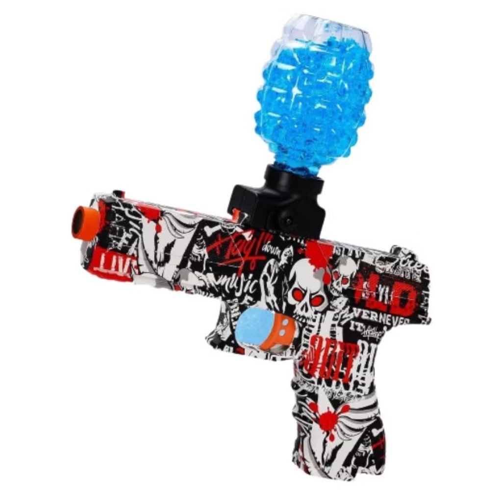 Jouet de Combat Pistolet Automatique avec Balles Cristal Rechargeable - مسدس الإطلاق الآلي مع طلقات كريستال قابلة لإعادة الشحن
