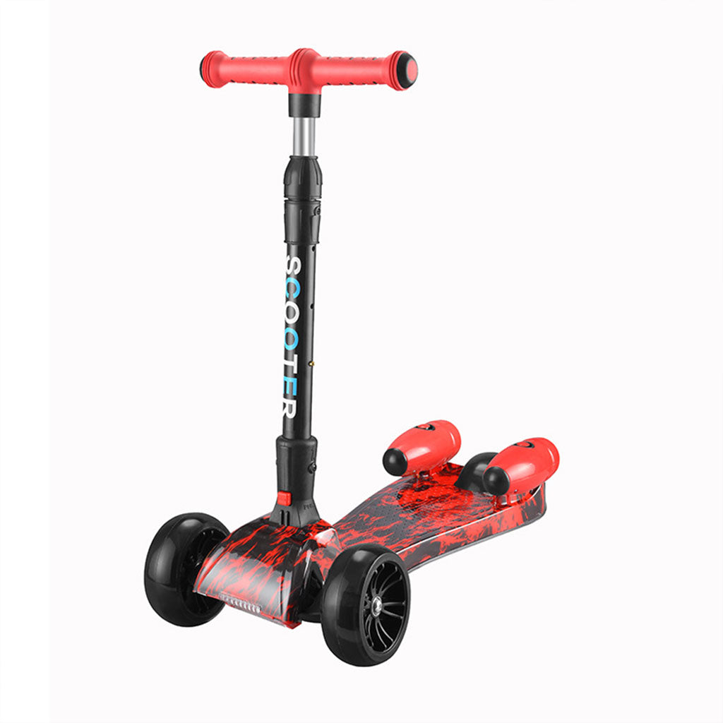 Trottinette 3 Roues Rocket Jet avec Lumières, Musique, Vaporisation d’Eau et Bluetooth Rechargeable
