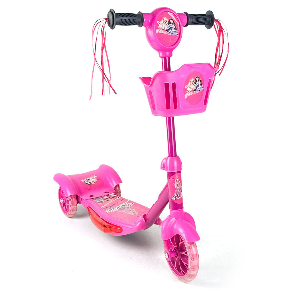 Trottinette Enfants 3 Roues avec Panier et Décorations – سكوتر أطفال