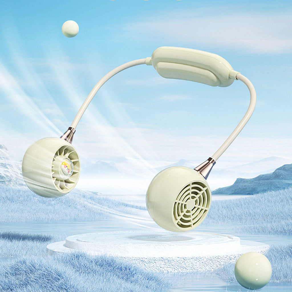 Ventilateur De Cou Rechargeable À 3 Vitesses DM68A – مروحة عنق
