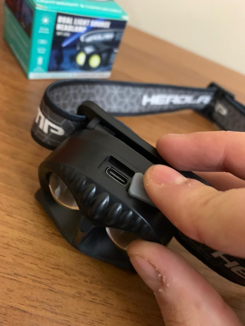 Lampe frontale LED rechargeable 1500 lumens, 5 modes, étanche IPX4 – مصباح الرأس