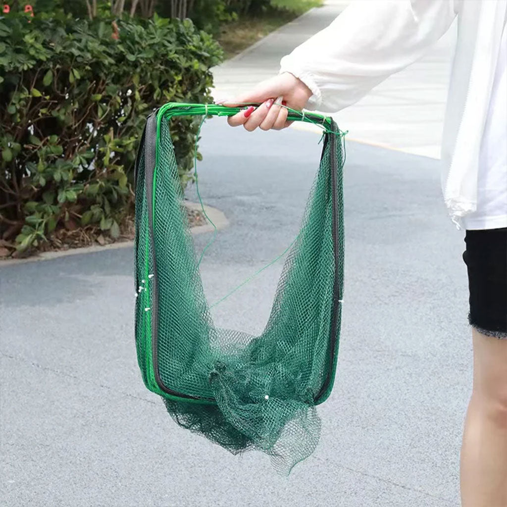 شبكة صيد قابلة للطي - Piège de Pêche Poissons 10 Trous Facile a Installer 80cm