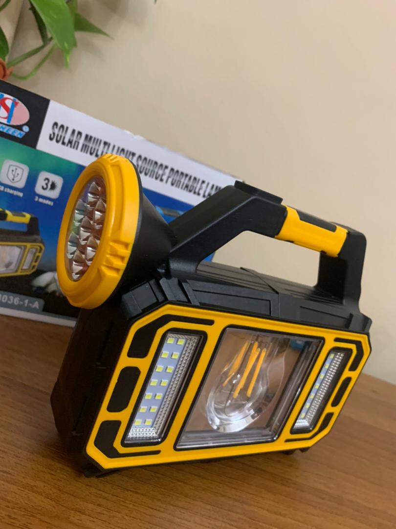 Lampe Solaire Portable Multifonctionnelle HS-8036-7