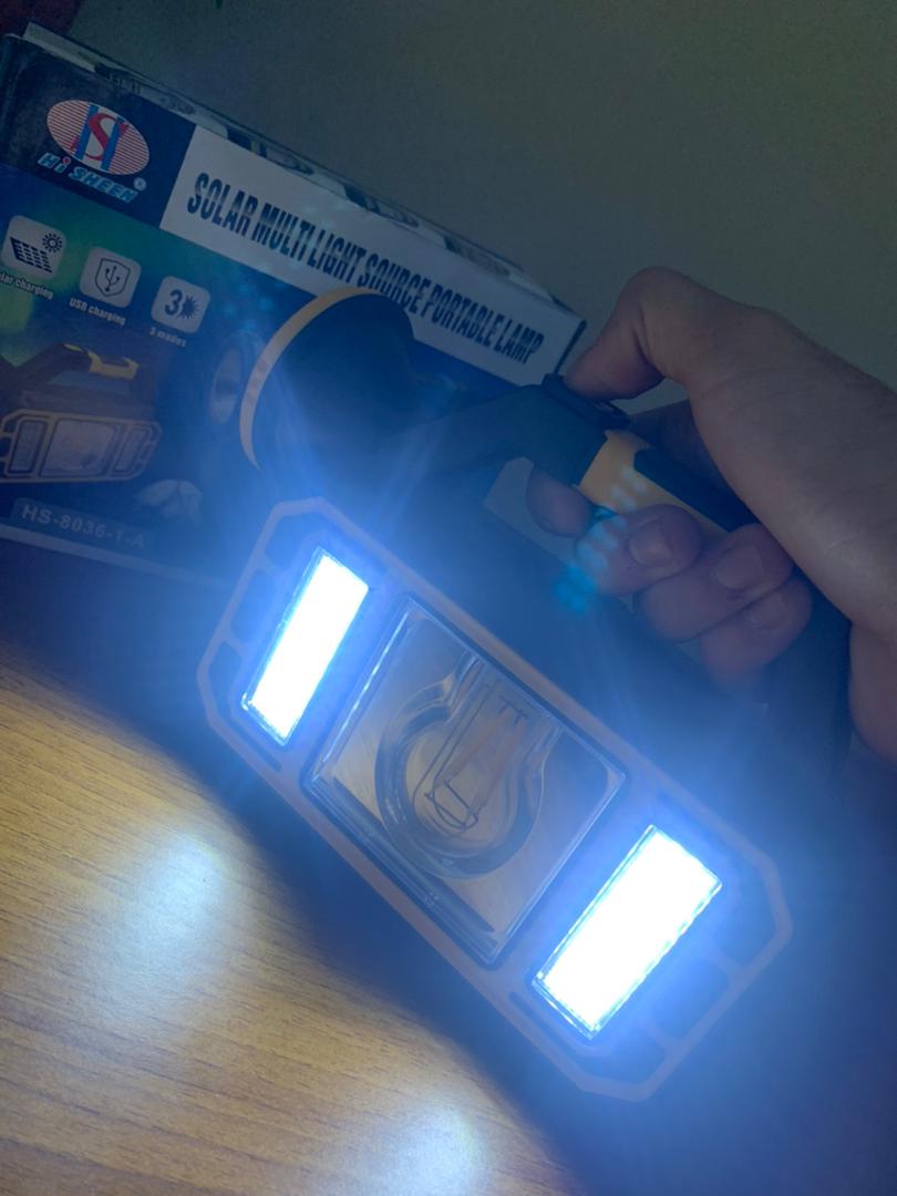 Lampe Solaire Portable Multifonctionnelle HS-8036-7