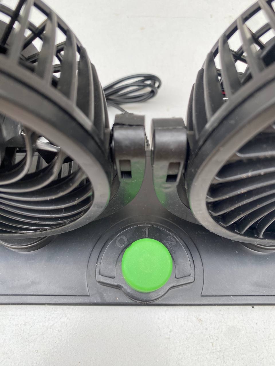 Double Ventilateur électrique pour voiture 2 vitesses rotatif à 360 degrés - مروحة السيارة المزدوجة