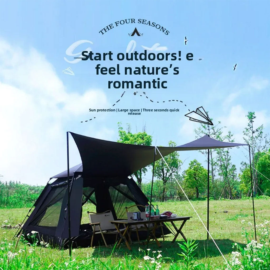 Tente pop-up d’extérieur pour camping 8 place facile à installer – خيمة حجم كبير