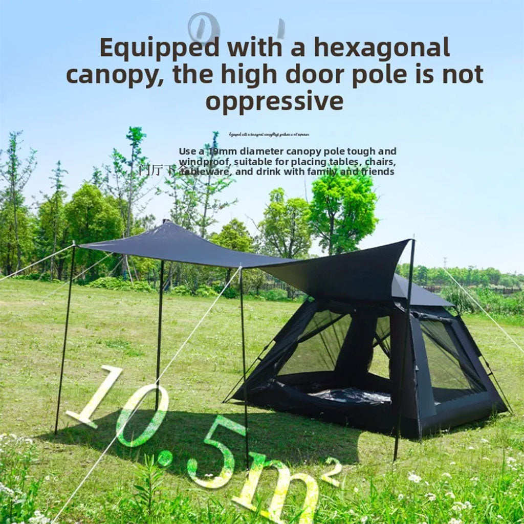 Tente pop-up d’extérieur pour camping 8 place facile à installer – خيمة حجم كبير
