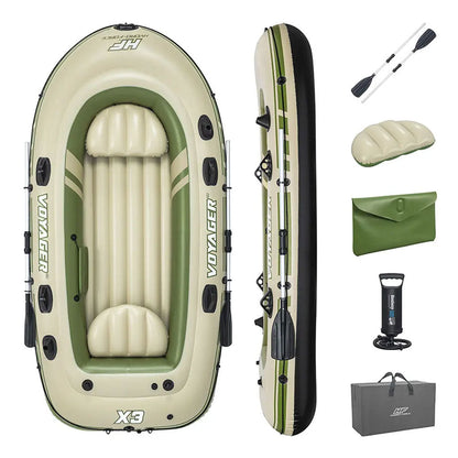 Ensemble de Bateau Gonflable Voyager X3 2,94m x 1,37m Bestway 65164 – قارب قابل للنفخ