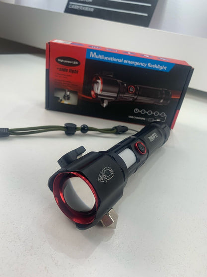 Lampe Torche Multifonctionnel LED Puissante Rechargeable par USB Avec PowerBank – طورش عالي السطوع