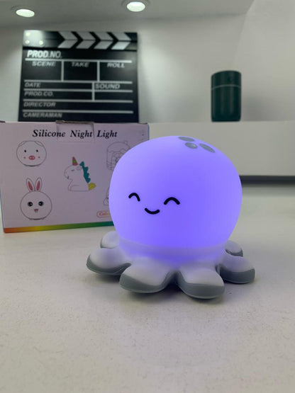 Veilleuse en Silicone en Forme de Octopus pour Enfants – مصباح سيليكون للأطفال
