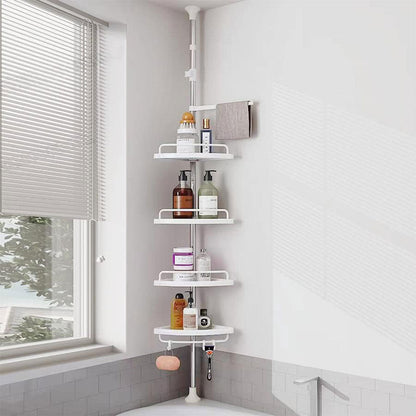 Étagère de douche d’angle à 4 niveaux réglable 320cm – رف حمام قابل للتعديل