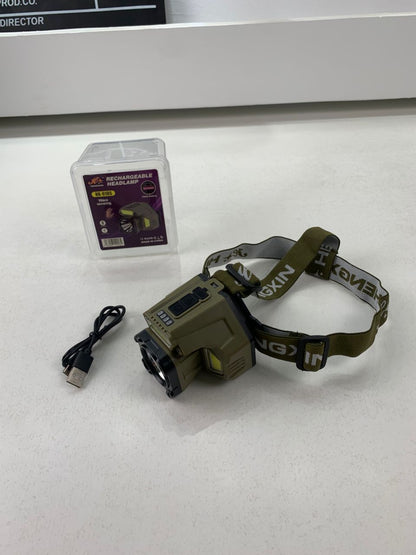 Lampe frontale rechargeable avec capteur de mouvement – مصباح مع مستشعر حركة