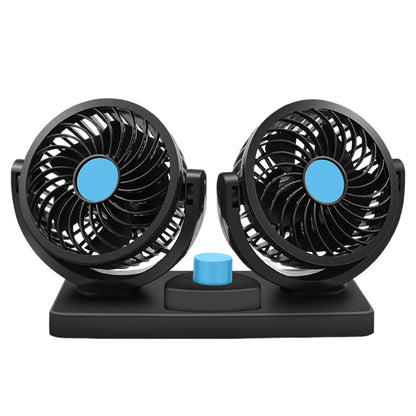 Double Ventilateur électrique pour voiture 2 vitesses rotatif à 360 degrés - مروحة السيارة المزدوجة