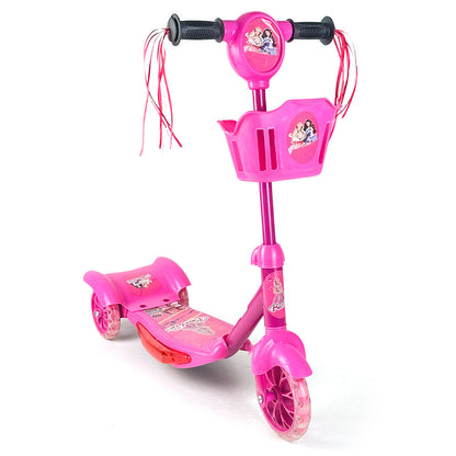 Trottinette Enfants 3 Roues avec Panier et Décorations – سكوتر أطفال