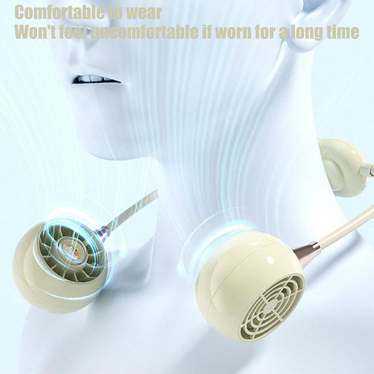 Ventilateur De Cou Rechargeable À 3 Vitesses DM68A – مروحة عنق