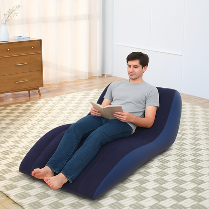 Pouf Gonflable Ergonomique en Forme de Vague – كرسي قابل للنفخ ومريح