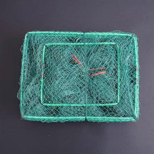 شبكة صيد قابلة للطي - Piège de Pêche Poissons 10 Trous Facile a Installer 80cm