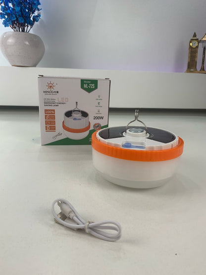 Lampe Solaire Rechargeable avec Suspension– مصباح شمسي قابل لإعادة الشحن مع تعليق