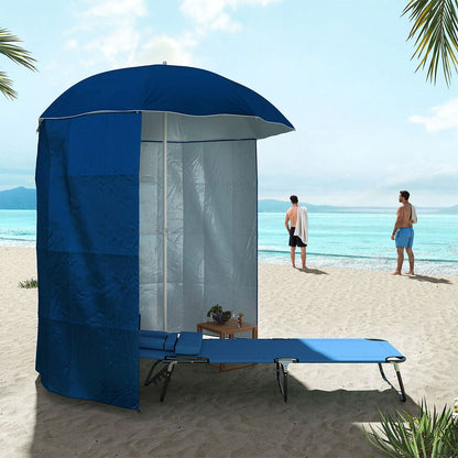 Parasol de Plage avec Paroi Amovible Protection UV – مظلة شمسية مع سترة خلفية