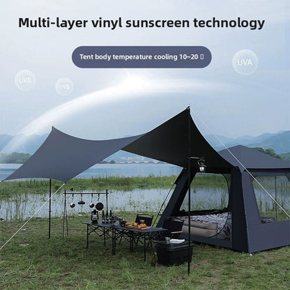 Tente pop-up d’extérieur pour camping 8 place facile à installer – خيمة حجم كبير